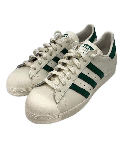 adidas（アディダス）adidas (アディダス) SUPERSTAR 82 GW6011 ホワイト×グリーン サイズ:US10の古着・服飾アイテム