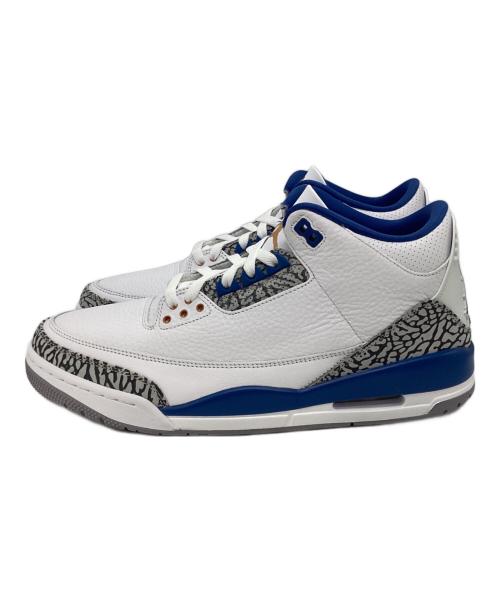 NIKE（ナイキ）NIKE (ナイキ) AIR JORDAN 3 RETRO CT8532-148 ホワイト×ブルー サイズ:US11の古着・服飾アイテム