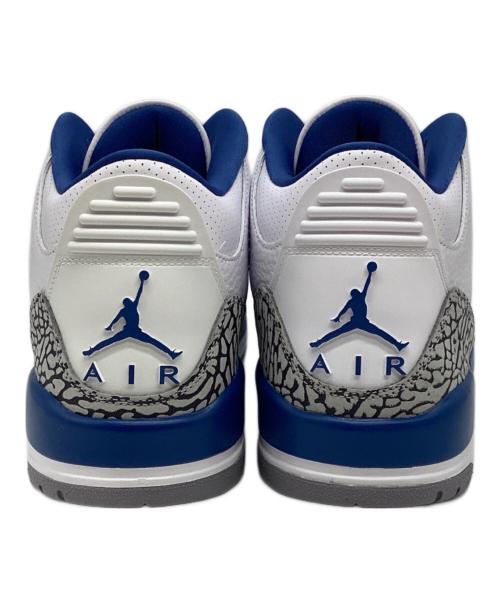 NIKE（ナイキ）NIKE (ナイキ) AIR JORDAN 3 RETRO CT8532-148 ホワイト×ブルー サイズ:US11の古着・服飾アイテム