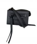 BALENCIAGAバレンシアガ）の古着「Neo Classic Mini Wallet Bag 644480」｜ブラック