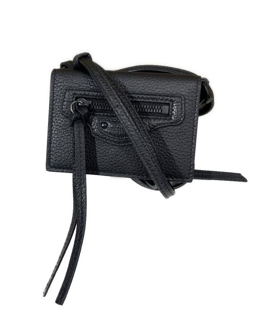 BALENCIAGA（バレンシアガ）BALENCIAGA (バレンシアガ) Neo Classic Mini Wallet Bag 644480 ブラックの古着・服飾アイテム