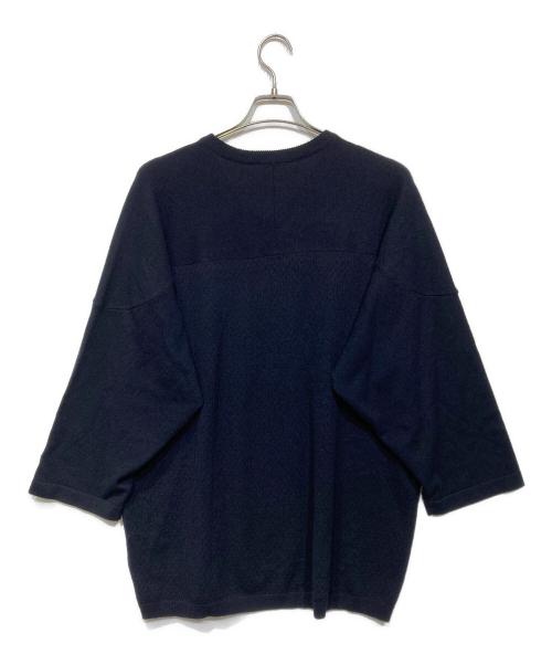COMOLI（コモリ）COMOLI (コモリ) カシミヤ メッシュニット ネイビー サイズ:3の古着・服飾アイテム