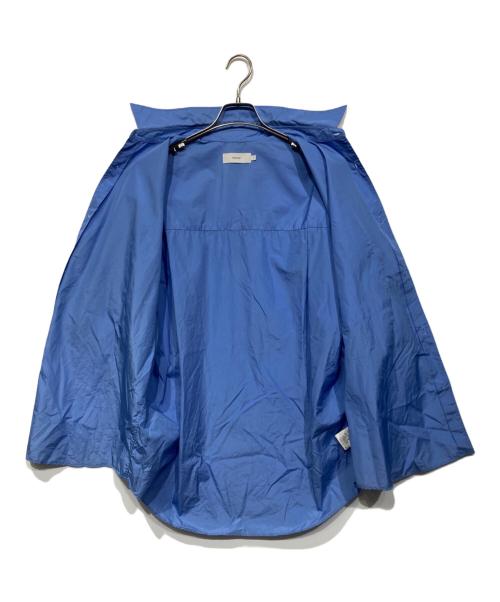 Graphpaper（グラフペーパー）Graphpaper (グラフペーパー) Broad Oversized S/S Regular Collar Shirt ブルー サイズ:Fの古着・服飾アイテム