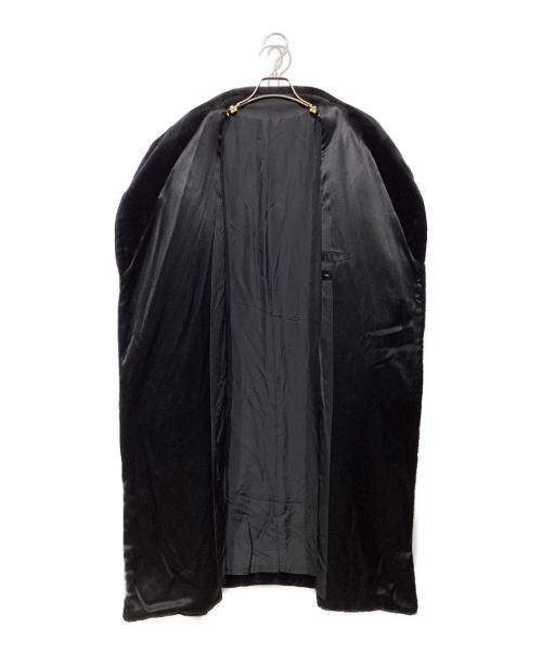 yohji yamamoto+noir（ヨウジヤマモトプリュスノアール）yohji yamamoto+noir (ヨウジヤマモトプリュスノアール) ボアロングコートNY-C02-138 ネイビー サイズ:3の古着・服飾アイテム