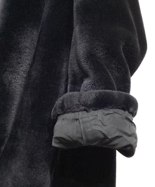 yohji yamamoto+noir（ヨウジヤマモトプリュスノアール）yohji yamamoto+noir (ヨウジヤマモトプリュスノアール) ボアロングコートNY-C02-138 ネイビー サイズ:3の古着・服飾アイテム