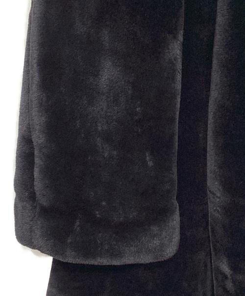 yohji yamamoto+noir（ヨウジヤマモトプリュスノアール）yohji yamamoto+noir (ヨウジヤマモトプリュスノアール) ボアロングコートNY-C02-138 ネイビー サイズ:3の古着・服飾アイテム