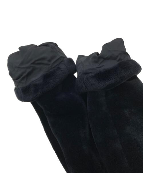 yohji yamamoto+noir（ヨウジヤマモトプリュスノアール）yohji yamamoto+noir (ヨウジヤマモトプリュスノアール) ボアロングコートNY-C02-138 ネイビー サイズ:3の古着・服飾アイテム