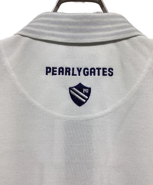 PEARLY GATES（パーリーゲイツ）PEARLY GATES (パーリーゲイツ) ポロシャツ ホワイト サイズ:7の古着・服飾アイテム