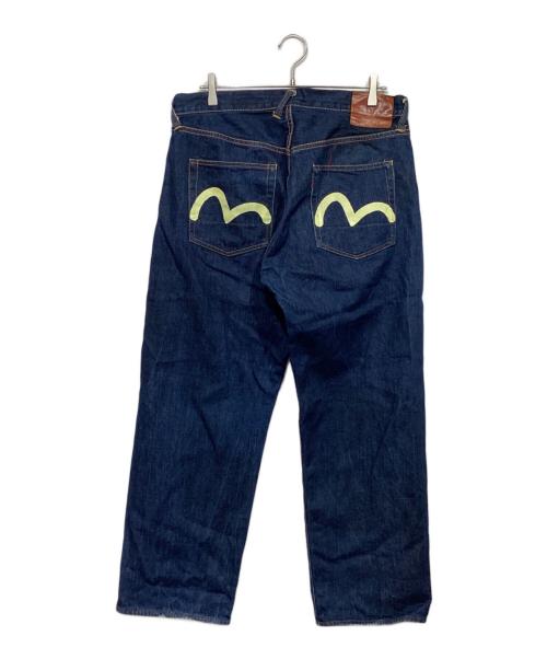 EVISU（エヴィス）EVISU (エヴィス) 2001 No.3 カモメプリントデニムパンツ ネイビー サイズ:36の古着・服飾アイテム