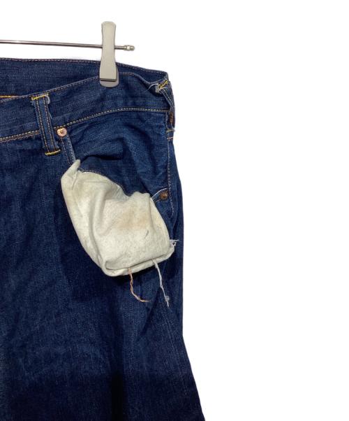 EVISU（エヴィス）EVISU (エヴィス) 2001 No.3 カモメプリントデニムパンツ ネイビー サイズ:36の古着・服飾アイテム