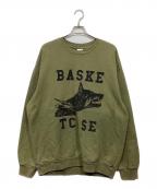 basketcaseバスケットケース）の古着「クルーネックスウェット」｜オリーブ
