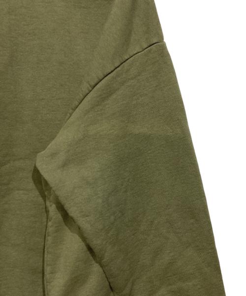 basketcase（バスケットケース）basketcase (バスケットケース) クルーネックスウェット オリーブ サイズ:XXLの古着・服飾アイテム