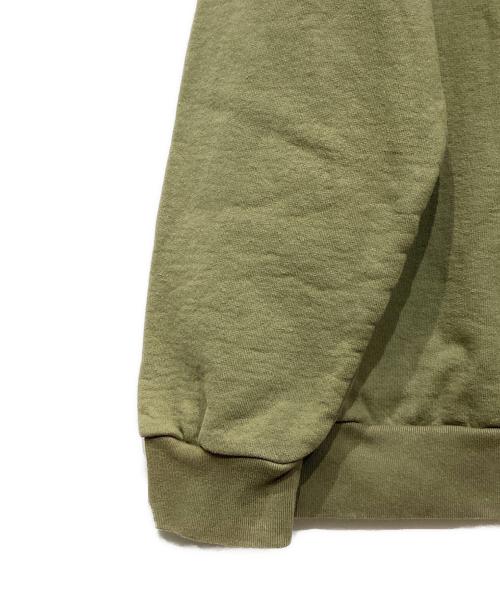 basketcase（バスケットケース）basketcase (バスケットケース) クルーネックスウェット オリーブ サイズ:XXLの古着・服飾アイテム