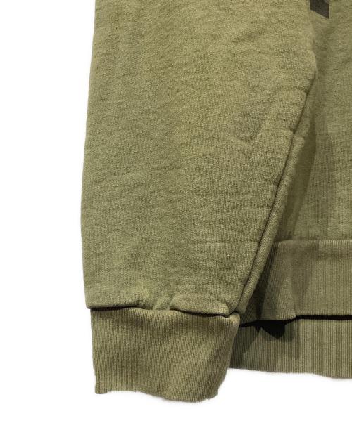 basketcase（バスケットケース）basketcase (バスケットケース) クルーネックスウェット オリーブ サイズ:XXLの古着・服飾アイテム