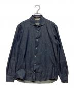 ORGUEILオルゲイユ）の古着「Windsor Collar Shirt　OR-5109」｜インディゴ