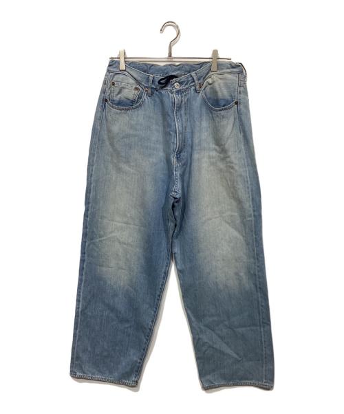 BEAMS（ビームス）BEAMS (ビームス) ワイドフィット デニムパンツ ライトインディゴ サイズ:Lの古着・服飾アイテム