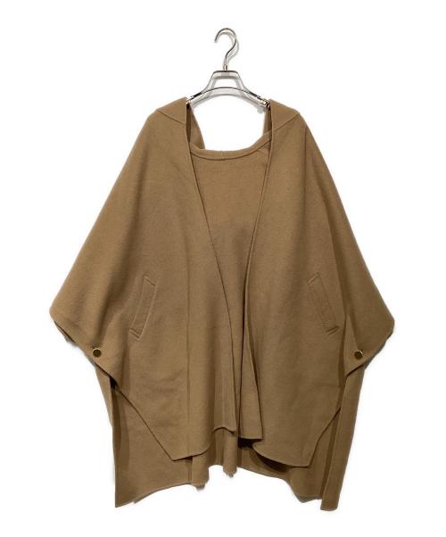LOUNIE（ルーニー）LOUNIE (ルーニー) ポンチョ ベージュ サイズ:36の古着・服飾アイテム
