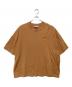 ami（アミ）の古着「ロゴ刺繍Tシャツ」｜ブラウン