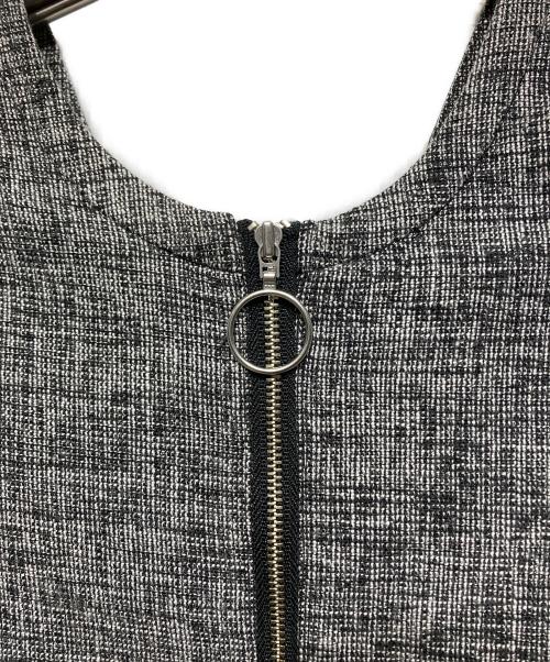 LAGUNA MOON（ラグナムーン）LAGUNA MOON (ラグナムーン) コクーンZIPワンピース グレー サイズ:Sの古着・服飾アイテム