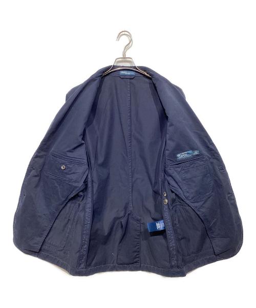 POLO RALPH LAUREN（ポロ・ラルフローレン）POLO RALPH LAUREN (ポロ・ラルフローレン) コットン3Bテーラードジャケット ネイビー サイズ:40の古着・服飾アイテム