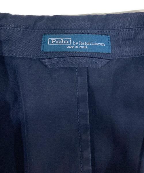 POLO RALPH LAUREN（ポロ・ラルフローレン）POLO RALPH LAUREN (ポロ・ラルフローレン) コットン3Bテーラードジャケット ネイビー サイズ:40の古着・服飾アイテム