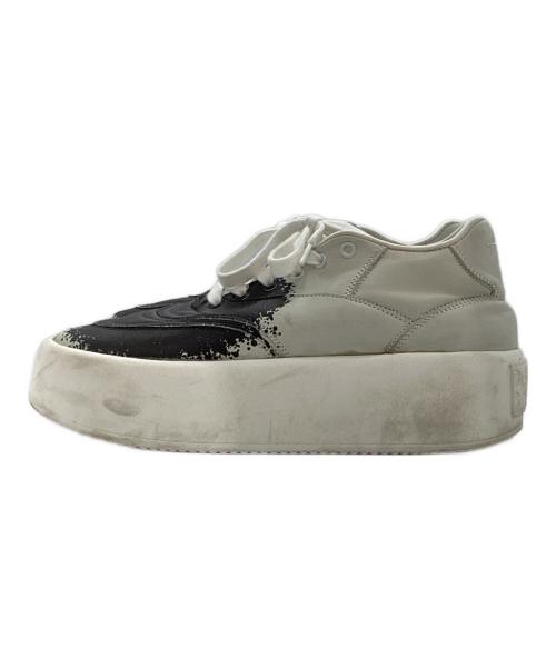 MM6 Maison Margiela（エムエムシックスメゾンマルジェラ）MM6 Maison Margiela (エムエムシックスメゾンマルジェラ) ローカットスニーカー ホワイト サイズ:38 1/2の古着・服飾アイテム