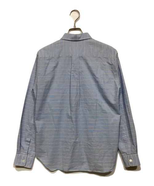 COMME des GARCONS HOMME DEUX（コムデギャルソン オム ドゥ）COMME des GARCONS HOMME DEUX (コムデギャルソン オム ドゥ) ボーダーシャツ　DK-B026 スカイブルー サイズ:XSの古着・服飾アイテム