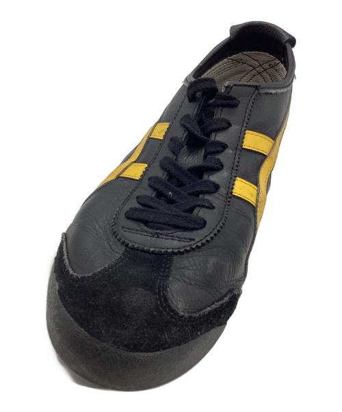 Onitsuka Tiger（オニツカタイガー）Onitsuka Tiger (オニツカタイガー) MEXICO'66 1183A201 ブラック×イエロー サイズ:US8 1/2の古着・服飾アイテム