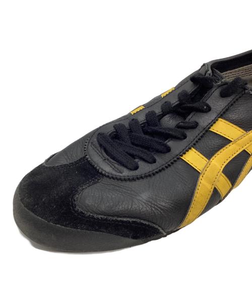 Onitsuka Tiger（オニツカタイガー）Onitsuka Tiger (オニツカタイガー) MEXICO'66 1183A201 ブラック×イエロー サイズ:US8 1/2の古着・服飾アイテム