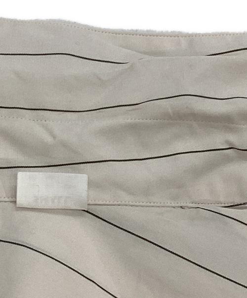 H BEAUTY&YOUTH（エイチ ビューティー&ユース）H BEAUTY&YOUTH (エイチ ビューティー&ユース) ピンストライプ プランプ ワンピースカラーシャツ ホワイト サイズ:Sの古着・服飾アイテム