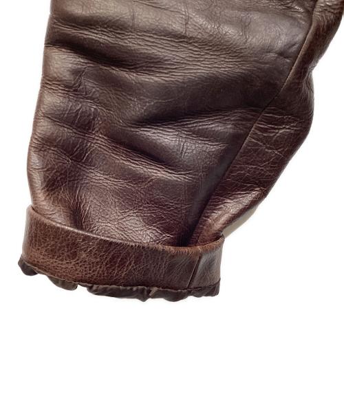 JEAN COLONNA（ジャンコロナ）JEAN COLONNA (ジャンコロナ) シングル レザーブルゾン　GMJ-520 ブラウン サイズ:Sの古着・服飾アイテム