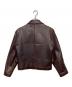 JEAN COLONNA (ジャンコロナ) シングル レザーブルゾン　GMJ-520 ブラウン サイズ:S：12000円