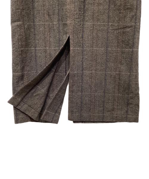 MACPHEE（マカフィー）MACPHEE (マカフィー) ビンテージツイード ジャンパースカート ブラウン サイズ:34の古着・服飾アイテム