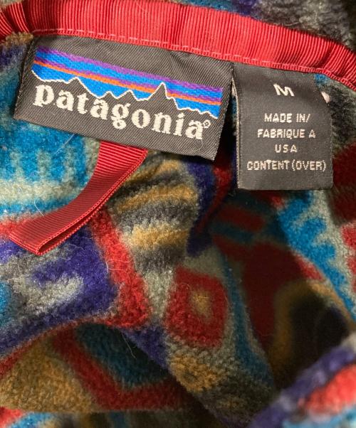 Patagonia（パタゴニア）Patagonia (パタゴニア) 90’S 　アボリジニ柄 シンチラスナップTジャケット マルチカラー サイズ:Mの古着・服飾アイテム