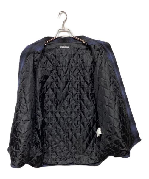 NEIGHBORHOOD（ネイバーフッド）NEIGHBORHOOD (ネイバーフッド) FADE W-SHIRT.LS 202SINH-SHM02 ネイビー×ブラック サイズ:4の古着・服飾アイテム