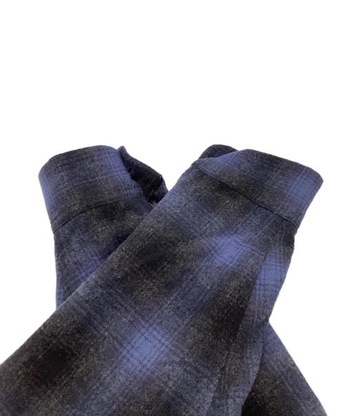 NEIGHBORHOOD（ネイバーフッド）NEIGHBORHOOD (ネイバーフッド) FADE W-SHIRT.LS 202SINH-SHM02 ネイビー×ブラック サイズ:4の古着・服飾アイテム