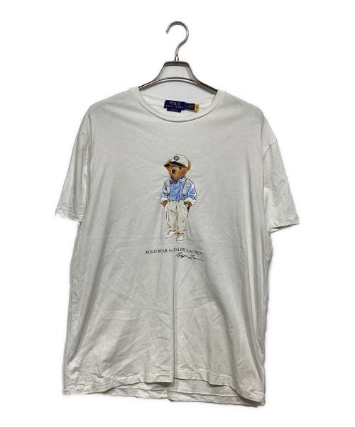 POLO RALPH LAUREN（ポロ・ラルフローレン）POLO RALPH LAUREN (ポロ・ラルフローレン) ポロベアTシャツ ホワイト サイズ:Lの古着・服飾アイテム