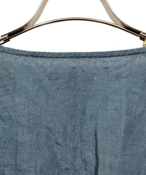 Honnete（オネット）Honnete (オネット) オーバーダイアイリッシュリネンクルーネックプルオーバーシャツHO-24SS T01 グリーン サイズ:記載なしの古着・服飾アイテム