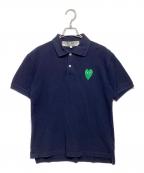 PLAY COMME des GARCONSプレイコムデギャルソン）の古着「ポロシャツ　AZ-T046」｜ネイビー