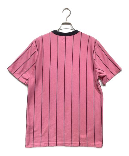 SUPREME（シュプリーム）SUPREME (シュプリーム) PInstripe Soccer Top ピンク サイズ:Mの古着・服飾アイテム