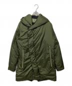 Junhashimotoジュンハシモト）の古着「WRAP DOWN COAT（ラップ ダウン コート)」｜グリーン