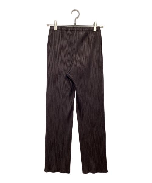 PLEATS PLEASE（プリーツプリーズ）PLEATS PLEASE (プリーツプリーズ) プリーツパンツ ブラウン サイズ:1の古着・服飾アイテム