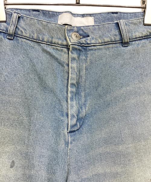 NEON SIGN（ネオンサイン）NEON SIGN (ネオンサイン) Drill Wide Denim Pants v1.6 ライトインディゴ サイズ:46の古着・服飾アイテム