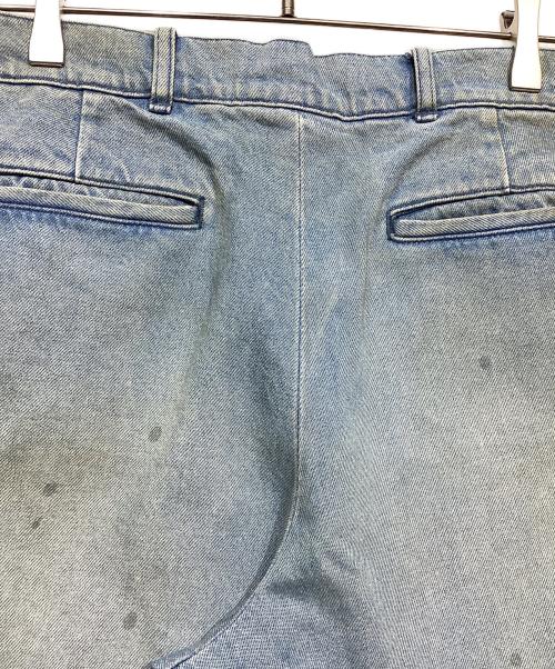 NEON SIGN（ネオンサイン）NEON SIGN (ネオンサイン) Drill Wide Denim Pants v1.6 ライトインディゴ サイズ:46の古着・服飾アイテム