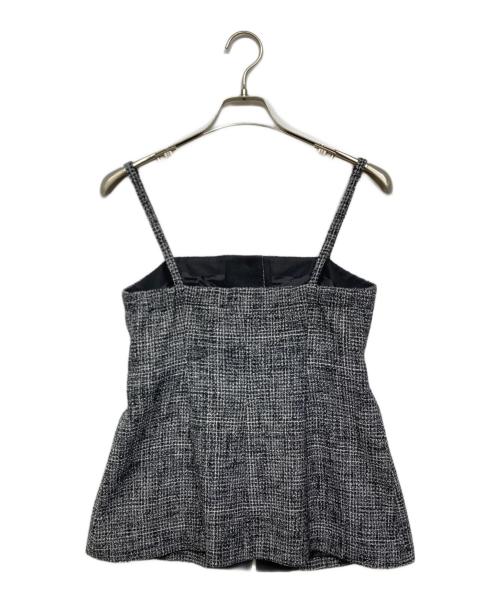 ANAYI（アナイ）ANAYI (アナイ) ブッチャーツイードビスチェ ブラック×ホワイト サイズ:38の古着・服飾アイテム