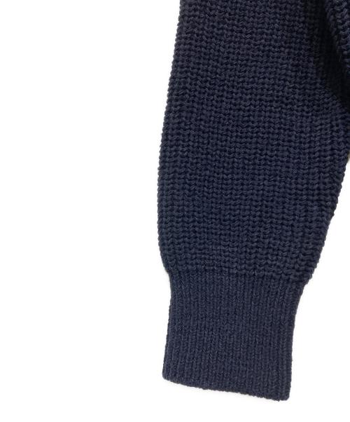 ANAYI（アナイ）ANAYI (アナイ) アシメカラーラグラン プルオーバー ネイビー サイズ:38 未使用品の古着・服飾アイテム