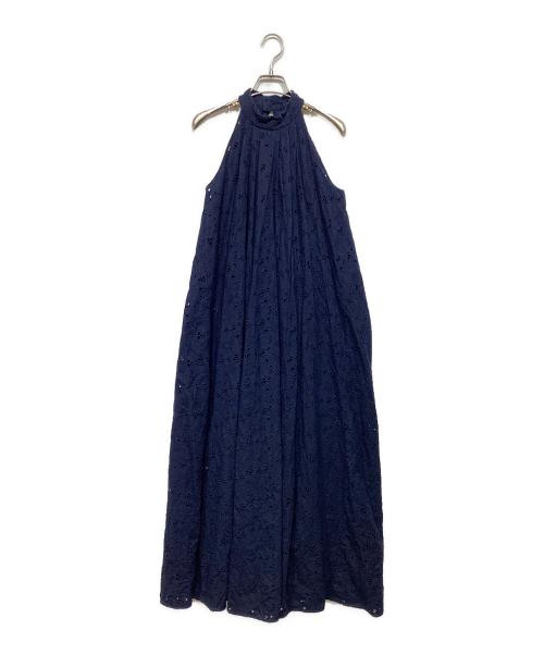 ESTNATION（エストネーション）ESTNATION (エストネーション) フラワーエンブロイダリーワンピース　31-109-11-040342 ネイビー サイズ:Freeの古着・服飾アイテム