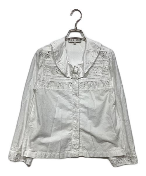 sea NEW YORK（シー ニューヨーク）sea NEW YORK (シー ニューヨーク) PALOMA VINTAGE アイレット ブラウスPV24-019 ホワイト サイズ:XSの古着・服飾アイテム