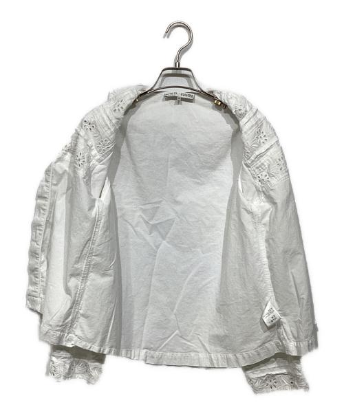 sea NEW YORK（シー ニューヨーク）sea NEW YORK (シー ニューヨーク) PALOMA VINTAGE アイレット ブラウスPV24-019 ホワイト サイズ:XSの古着・服飾アイテム