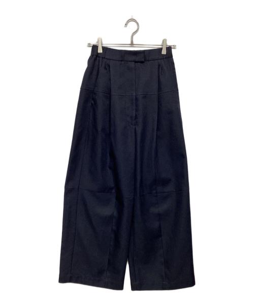 LITKOVSKA（リトコフスカヤ）LITKOVSKA (リトコフスカヤ) タックワイドパンツ WGZ10A2102D0003 ネイビー サイズ:34の古着・服飾アイテム